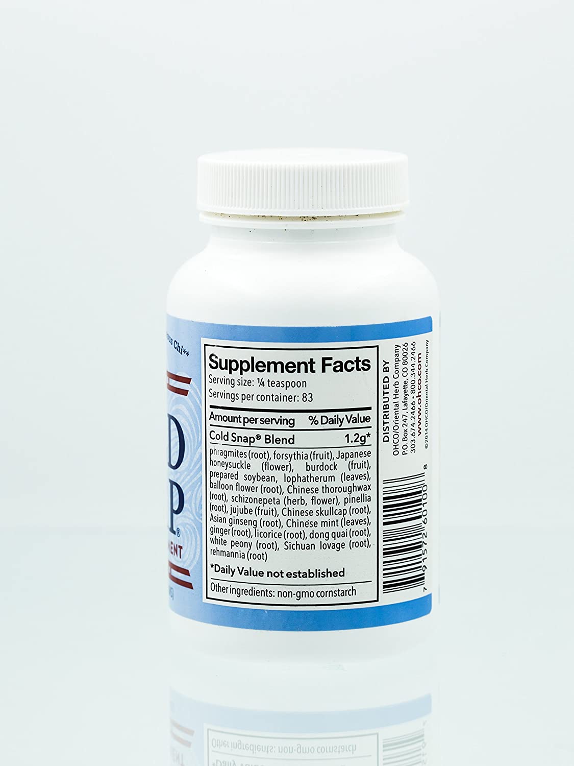 Ohco Cold Snap Herbal Supplement, 60 caps