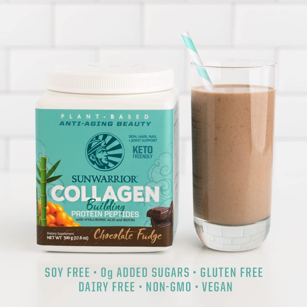 Sunwarrior Collagen Chocolate Fudge, 500 grams