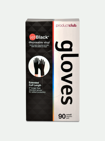 Product Club Small Vinyl Gloves, Black, 90 ct.