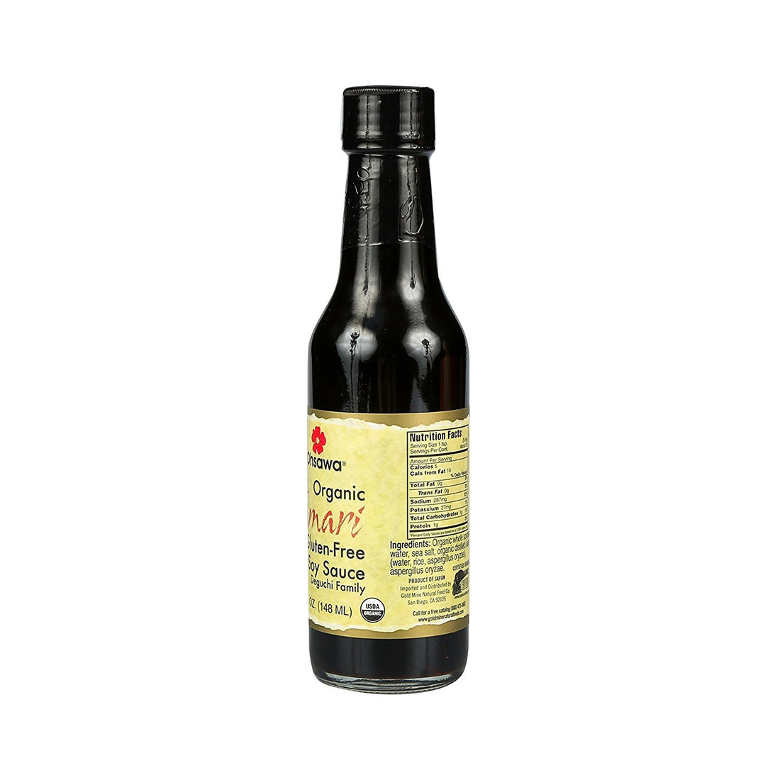 Ohsawa Organic Tamari Gluten-Free Soy Sauce, 5 oz.