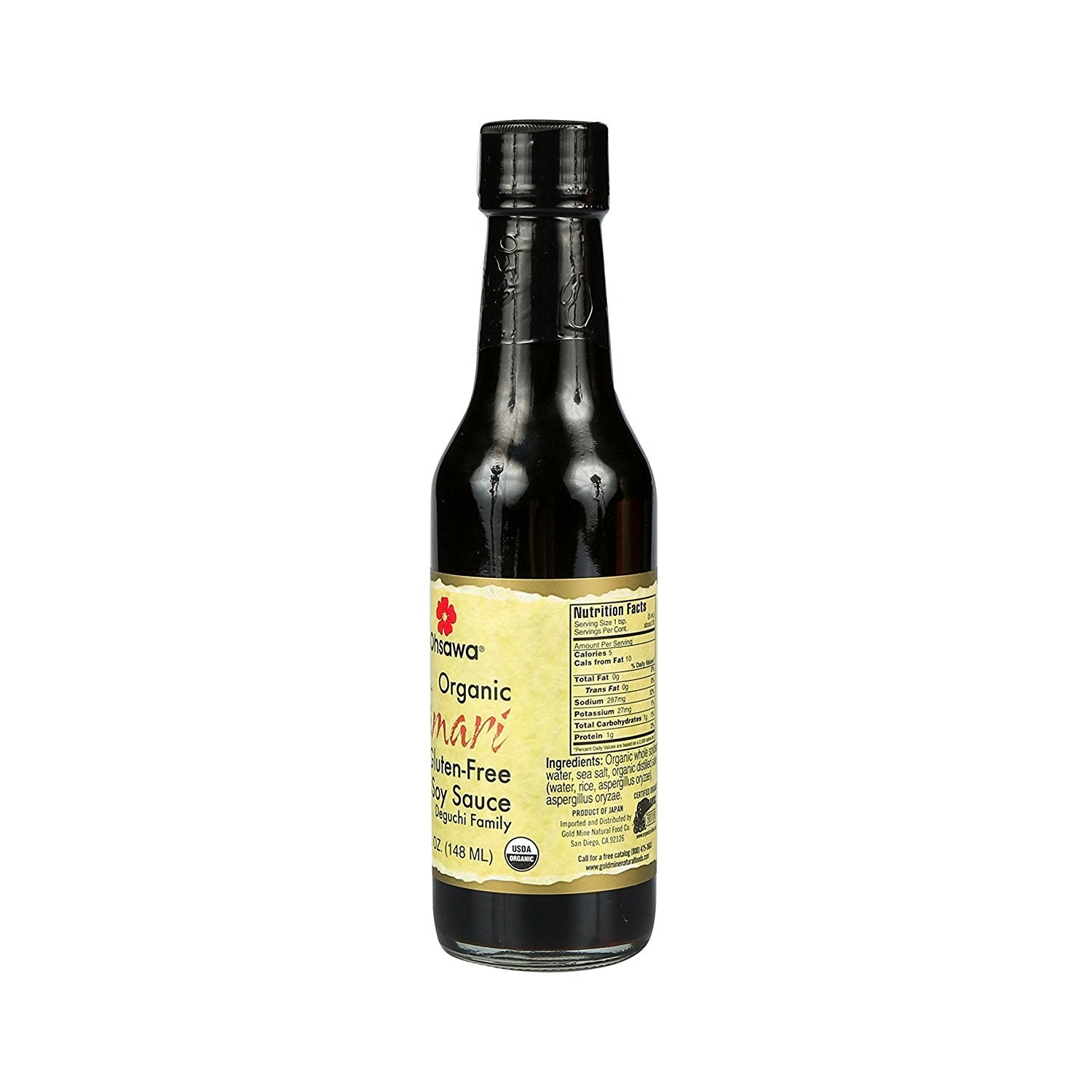 Ohsawa Organic Tamari Gluten-Free Soy Sauce, 5 oz.