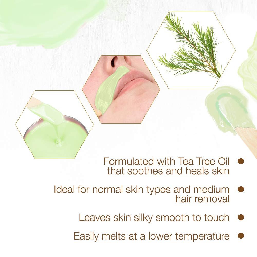 GiGi Tea Tree Cream Wax, 14 oz.