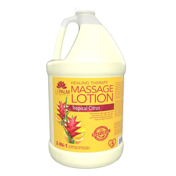 La Palm Healing Therapy Massage Lotion, 1 Gallon