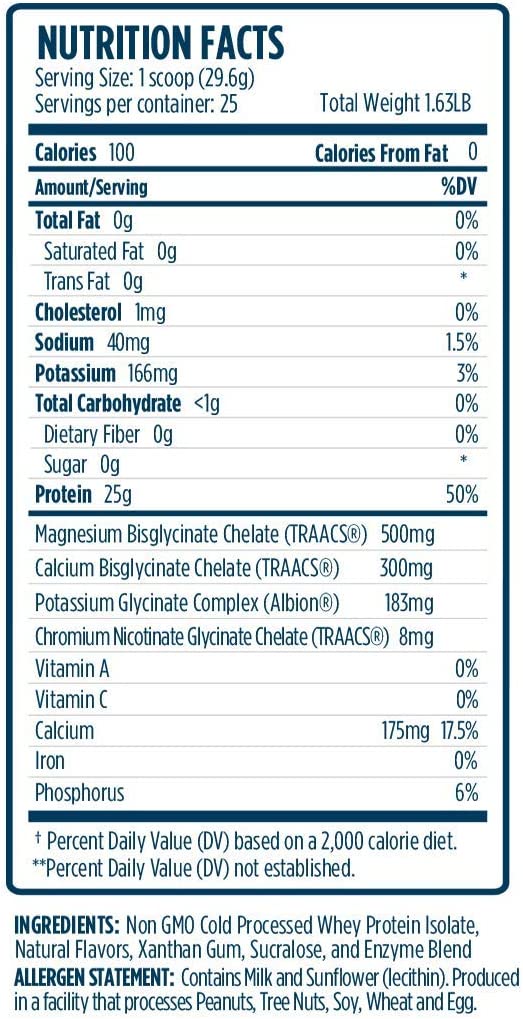 VMI Sports Isolate Protolyte Vanilla Cake Butter, 2.05 LB