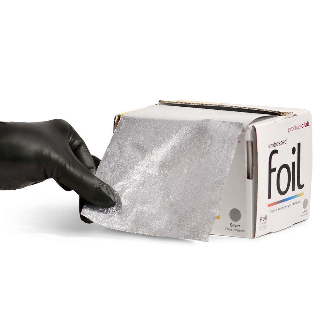 Product Club 5" x 250' Embossed Foil Roll - Silver