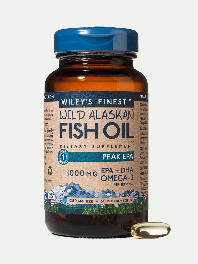 Wiley's Finest Wild Alaskan Fish Oil Peak EPA, 60 ct.