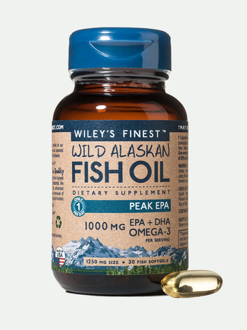 Wiley's Finest Wild Alaskan Fish Oil Peak EPA, 30ct.
