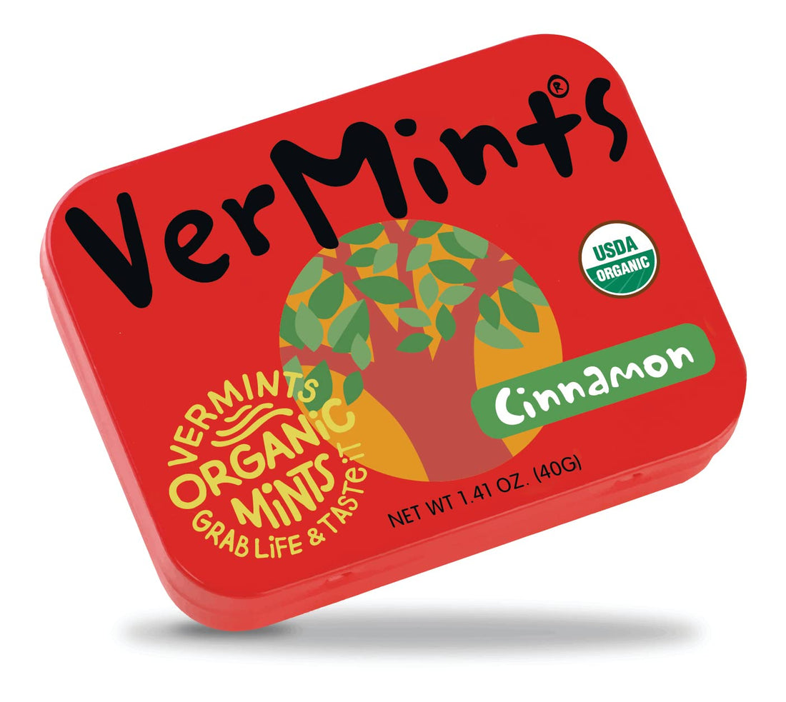 Vermints Candy Breath Mints Cinnamon, 1.41 oz. 6 packs