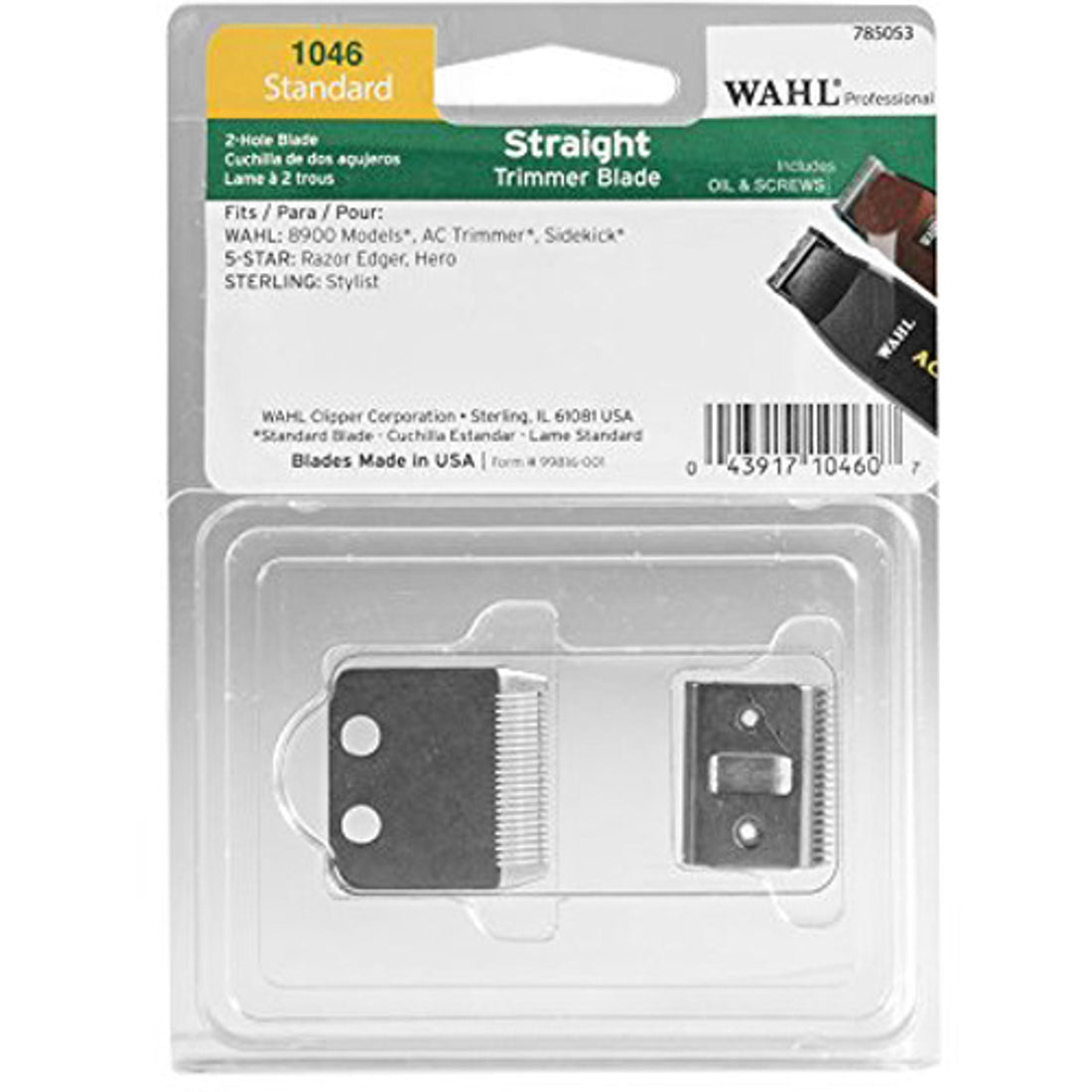 Wahl Blade Straight #1046