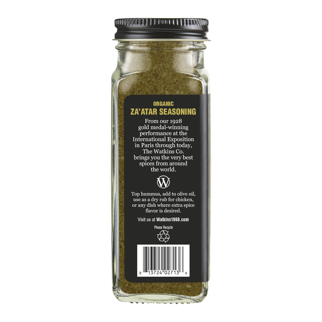 Watkins Zaatar Organic, 2.6 OZ.