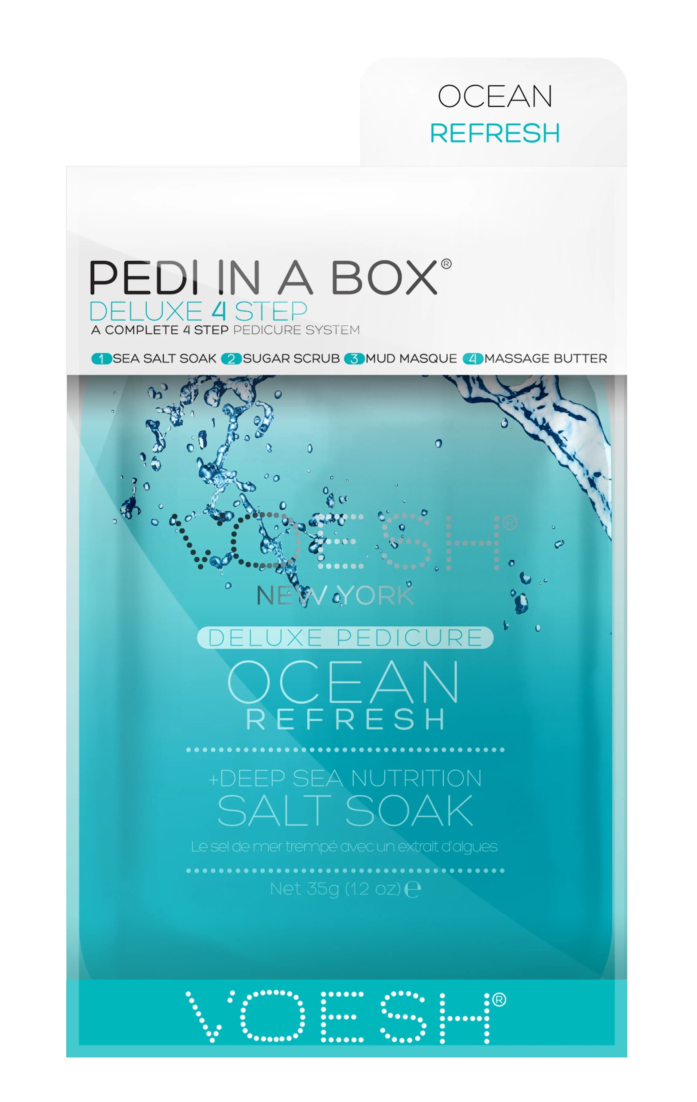 VOESH Pedi in a Box Deluxe 4-Step Pedicure System