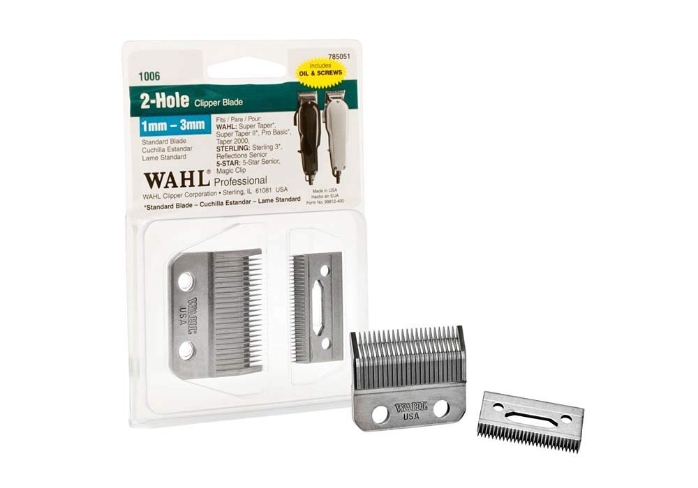 Wahl 1006 Two Hole Clipper Blade For Super Taper Senior Magic Clip