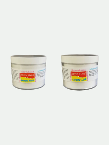 Seven Stars Professional Grade Super Adhesive Acrylic Powder, 4 oz.