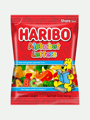 Haribo Alphabet Letters, 5 oz.