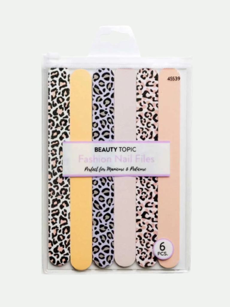 6-Piece Beauty Topic Fashion Nail Files