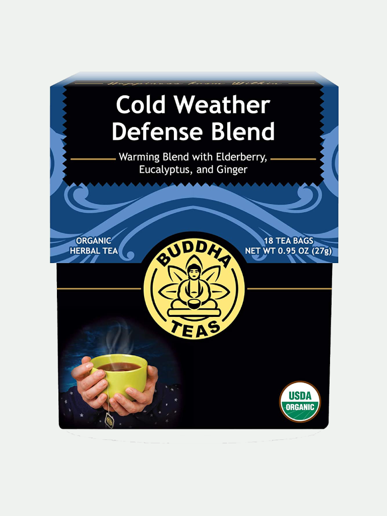 Buddha Teas Organic Cold Weather Defense Blend, 18 Tea Bags