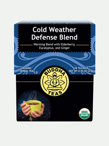 Buddha Teas Organic Cold Weather Defense Blend, 18 Tea Bags