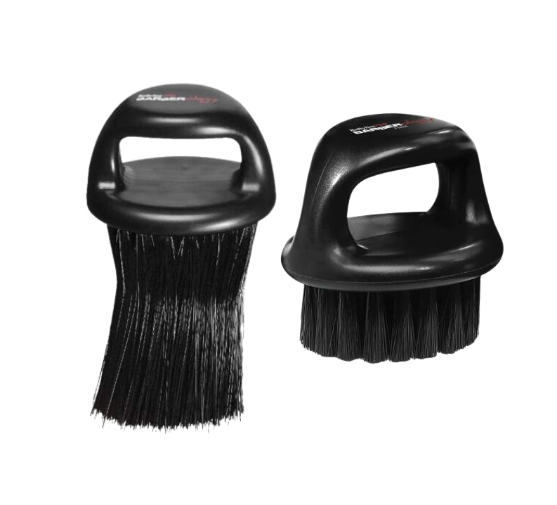 BabylissPRO Neck Duster Knuckle BLK + Babyliss Fade Brush. Pick Any Colors