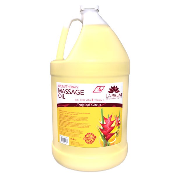 La Palm Aromatherapy Massage Oil 1 Gallon