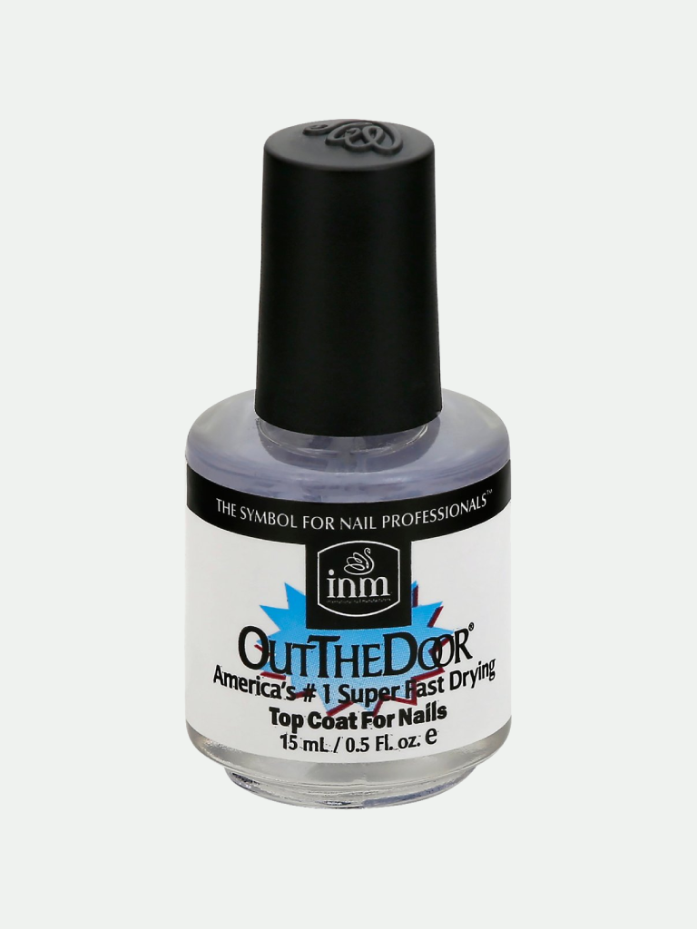 INM Out the Door Fast Drying Top Coat Nail Polish,  0.5 oz.