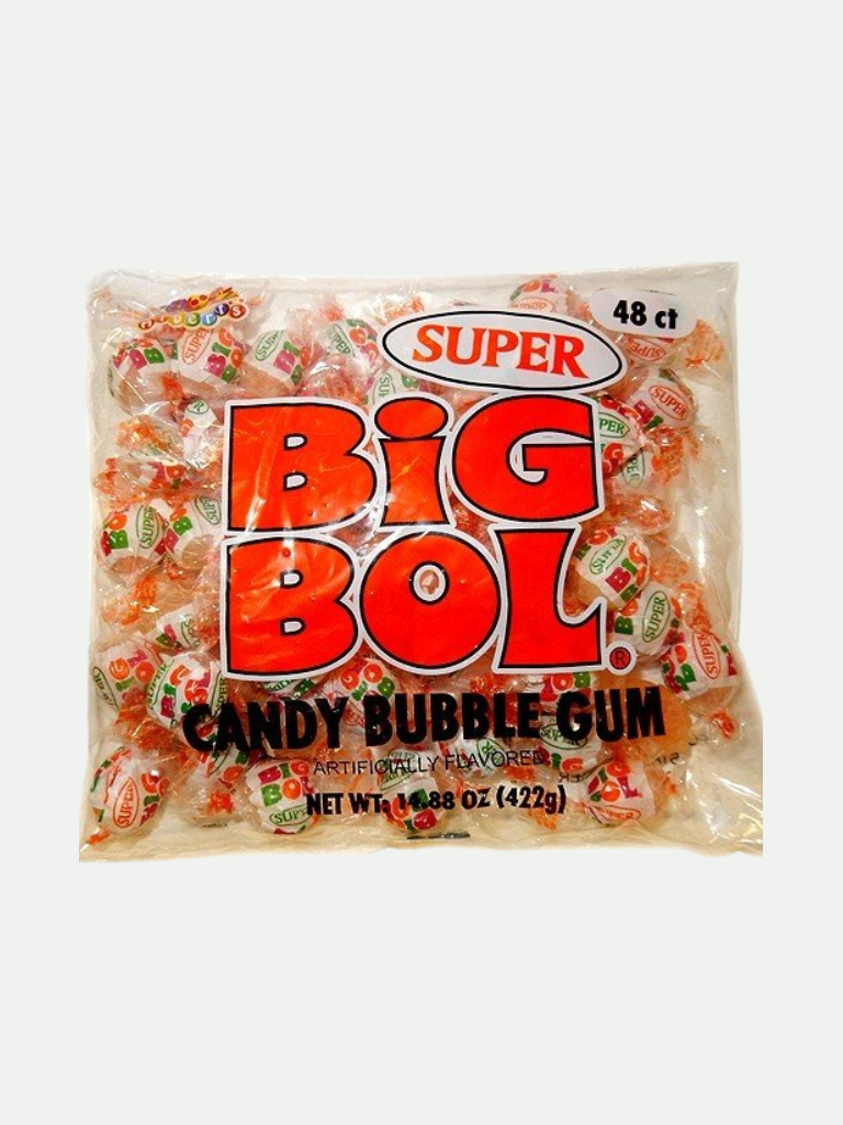 Albert's Super Size Big Bol Candy Bubble Gum, 48 count