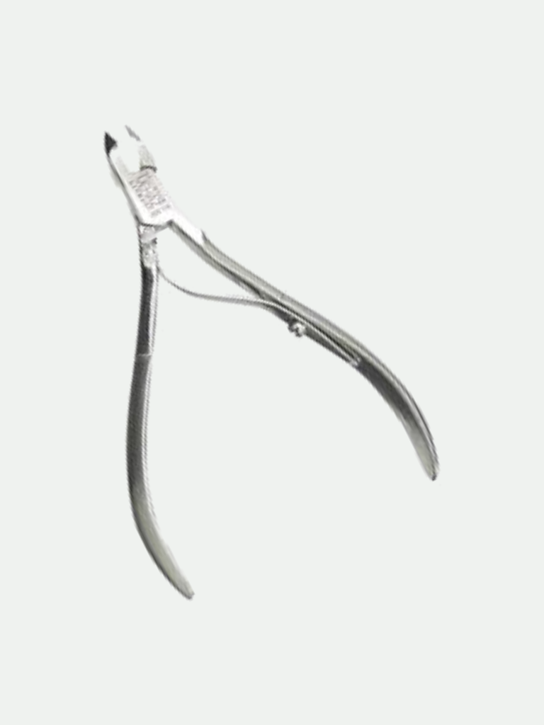 Mehaz1/4 Jaw Single-Spring Nickel Cuticle Nipper #005