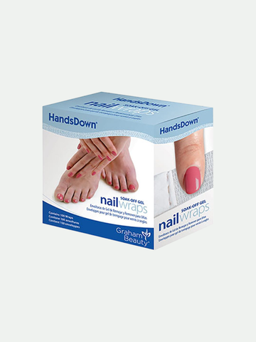 Graham HandsDown Soak-Off Gel Nail Wraps, 100 ct