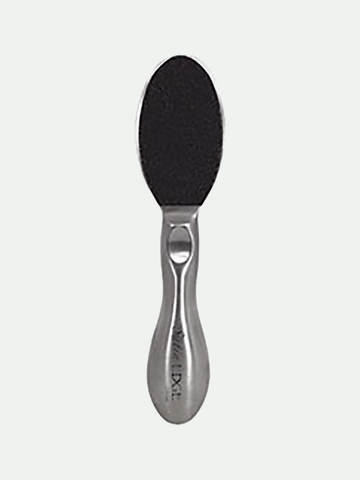 Satin Edge Stainless Steel Foot File with 12 Replacement Pads