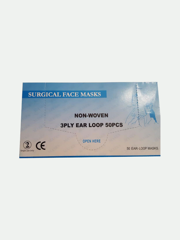 Non-Woven 3 Ply Earloop Dust Masks