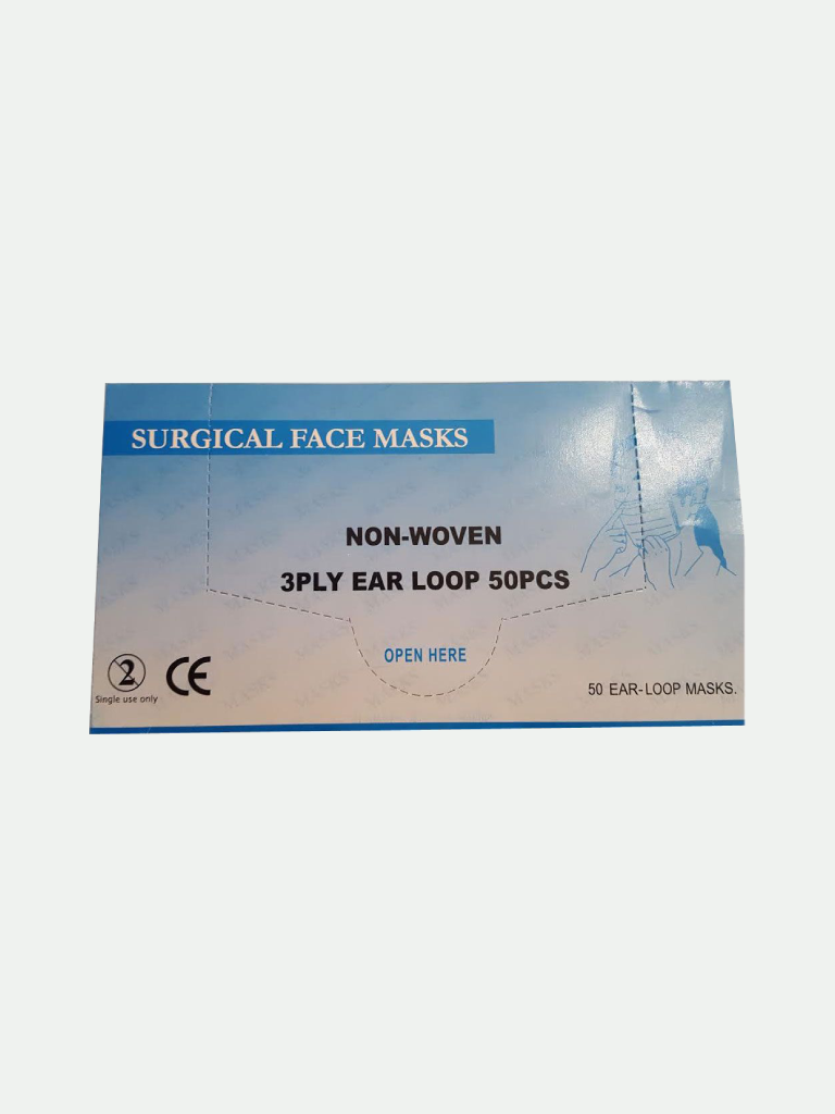 Non-Woven 3 Ply Earloop Dust Masks