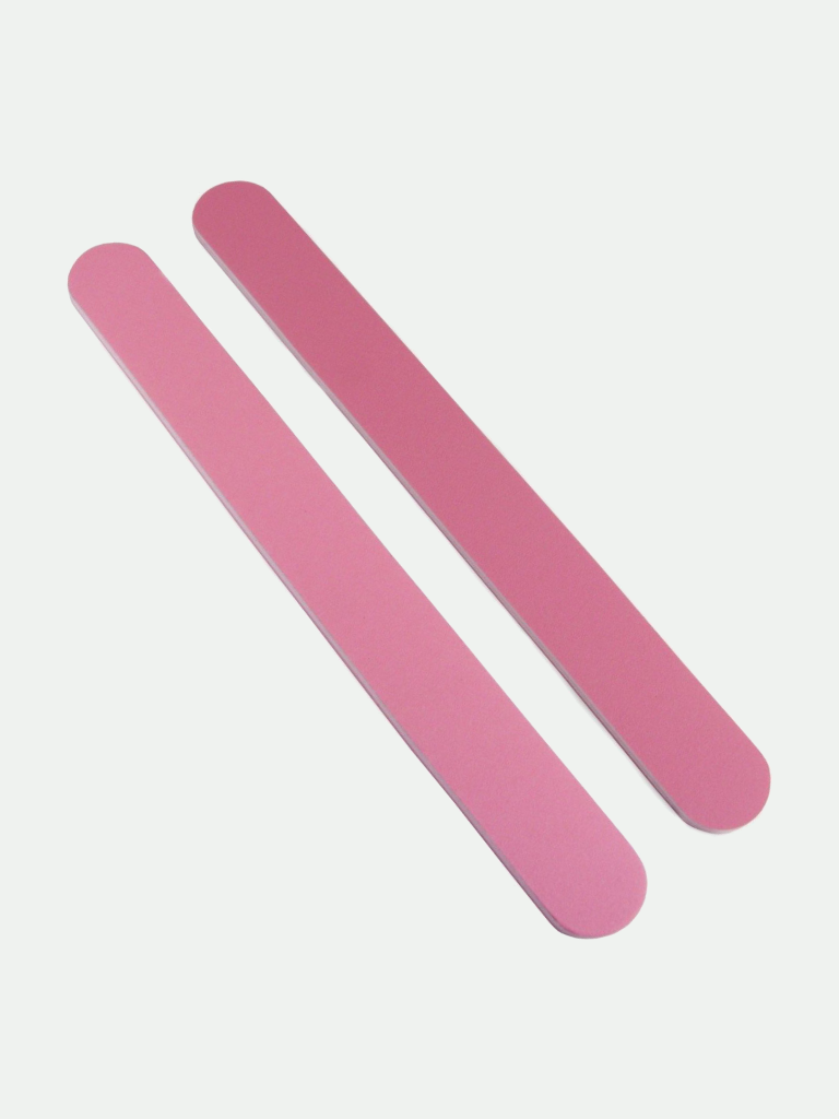 Premium Pink/Lt. Pink 280/320 Washable Nail File, 12 pk