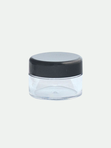 FantaSea Acrylic Jar 3/4 oz with Black Twist Lid