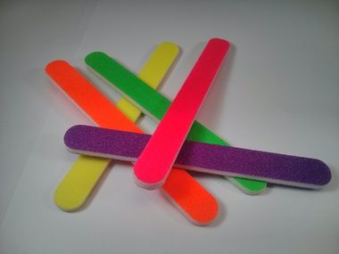 Neon 7'' Sponge File Variety Pack 5-pk.