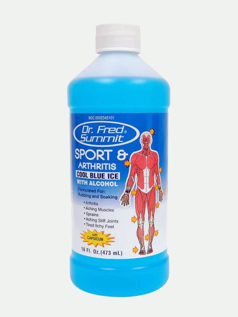 Dr. Fred Summit Sport Cool Blue Ice 16 oz. Packaging Front