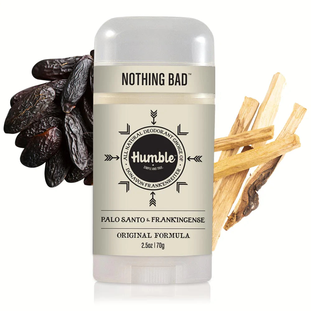 Humble All Natural Original Deodorant Palo Santo & Frankincense, 2.5 oz.