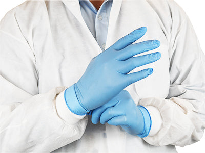 JR Medic Exam Powder Free disposable Gloves- Large, 100 count