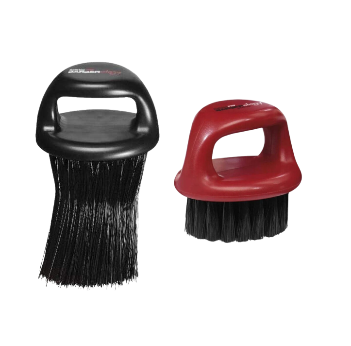 BabylissPRO Neck Duster Knuckle BLK + Babyliss Fade Brush. Pick Any Colors