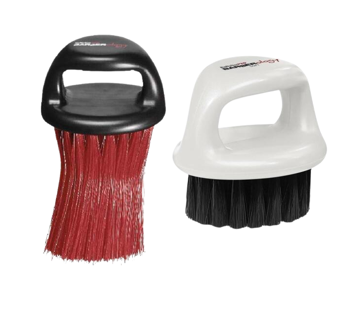 BabylissPRO Neck Duster Knuckle BLK + Babyliss Fade Brush. Pick Any Colors