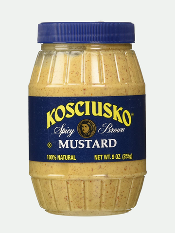 Kosciusko Spicy Brown Mustard, 9 oz.