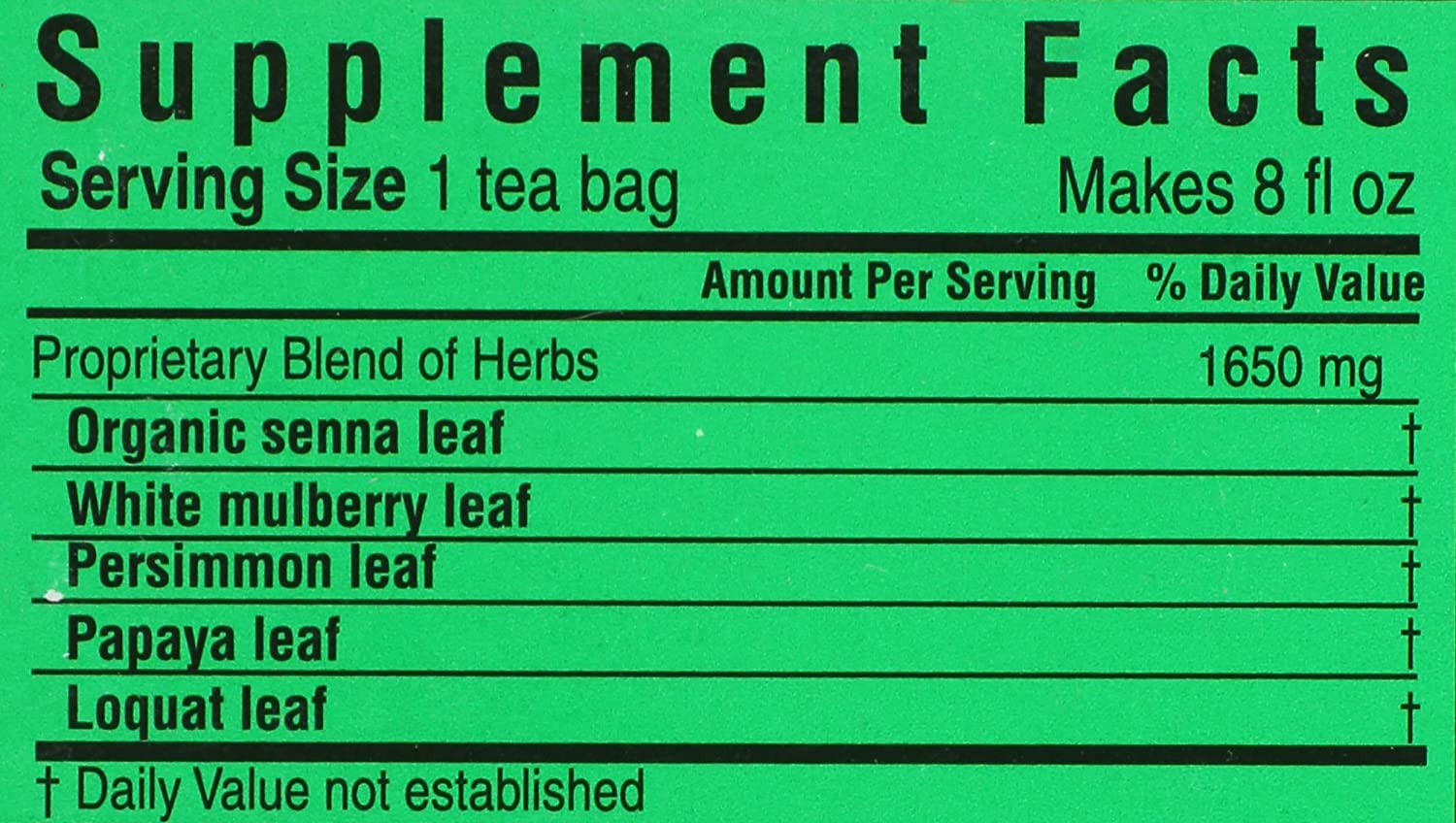 Triple Leaf Tea Ultra Slim, 20 Teabags