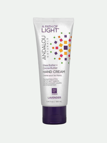 Andalou Naturals Hand Cream Lavender Shea, 3.4 OZ.