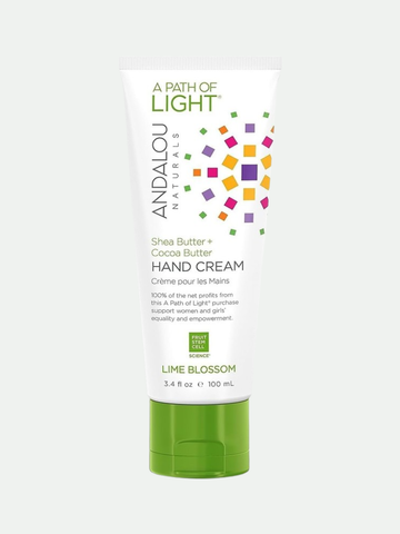 Andalou Naturals Hand Cream Lime Blossom, 3.4 OZ.