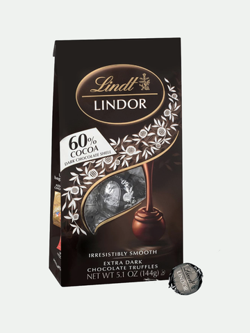 Lindt Lindor Ball Bag Extra Dark 5.1 Oz