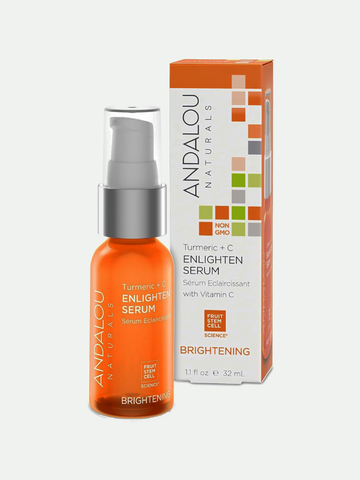 Andalou Naturals Serum Turmeric+C Enlight, 1.1 OZ.