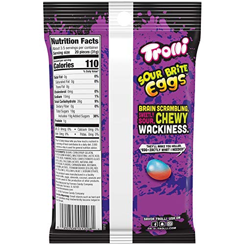 Trolli Sour Brite Eggs, 4 oz.