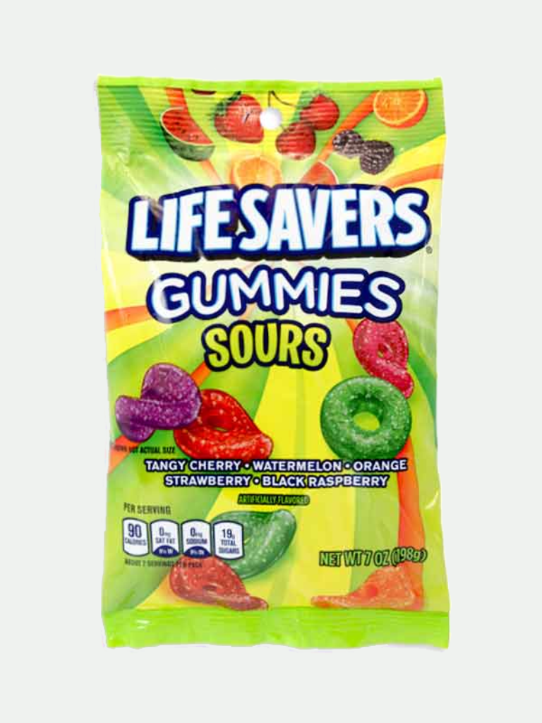 Lifesavers Gummies Sours, 7 oz.