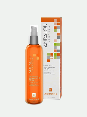 Andalou Naturals Toner Clemntine+C Illuminating, 6 OZ.