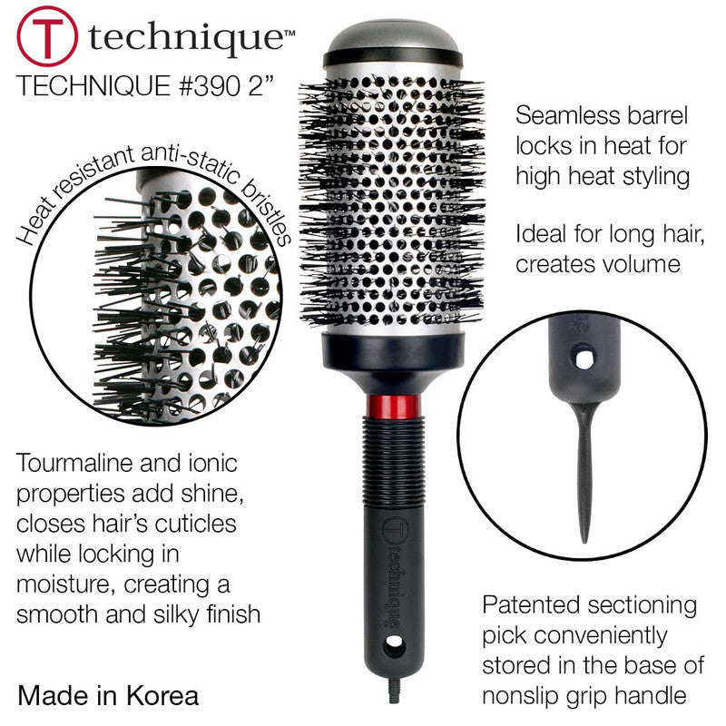 Cricket Technique #390 Round Thermal Brush 2" XX-LRG