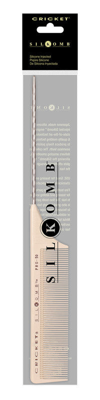 Cricket Pro 50 Silkomb Fine Toothed Rattail Comb