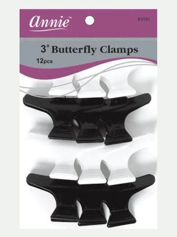 Annie #3181 Butterfly Clamps 3" 12 Count